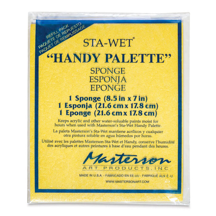 Sta-Wet Palette Sponge Refills Handy Palette Sponge