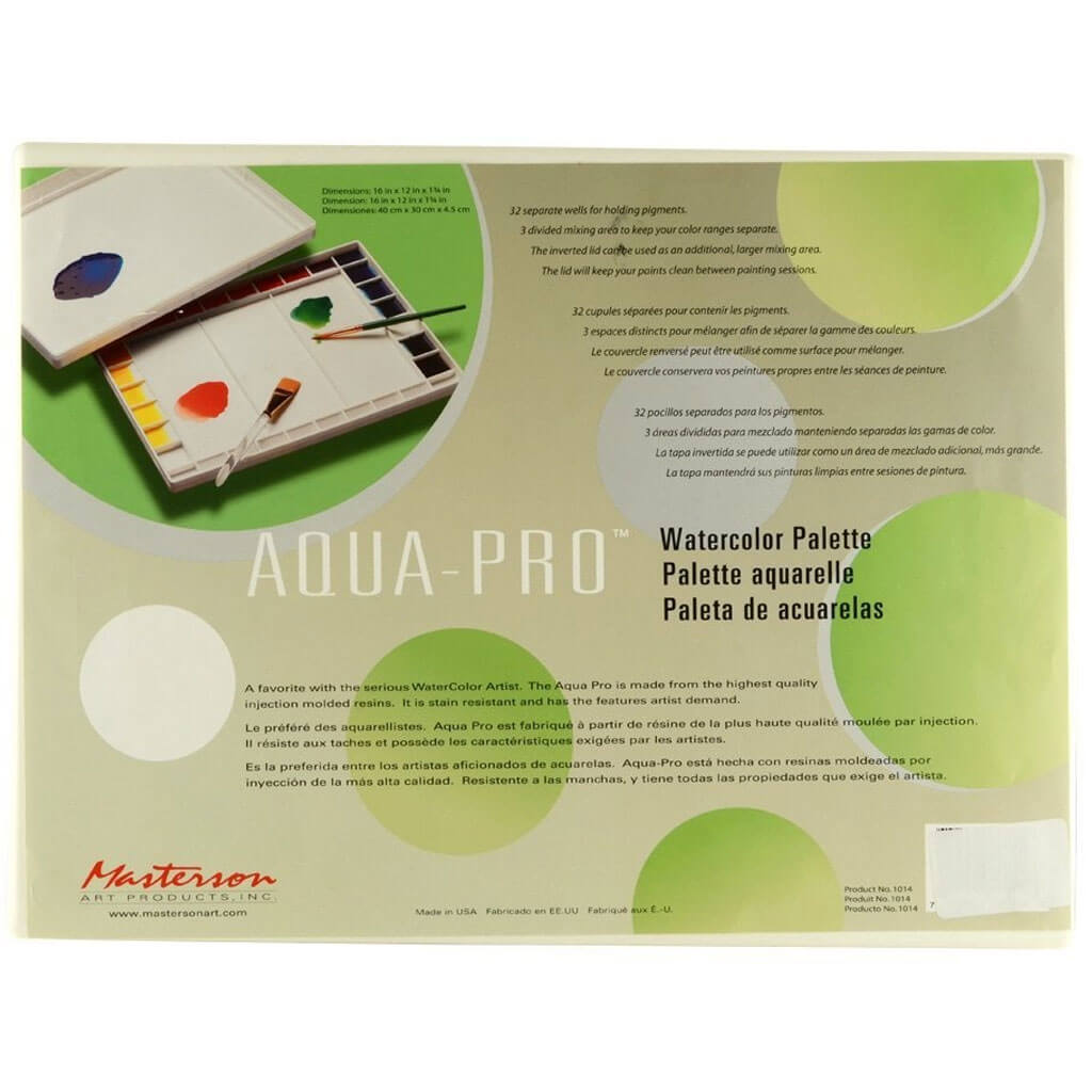 Masterson Aqua Pro Watercolor Palette