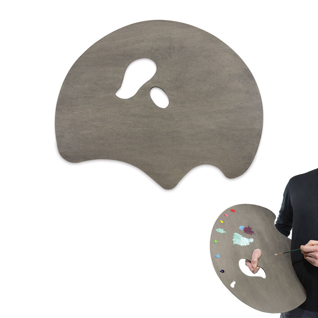 Grand View Confidant, Right Hand Palette Gray 22-1/4" x 18" x 1/5"