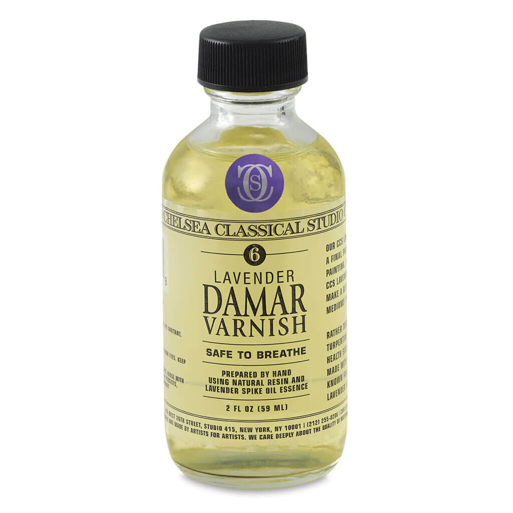 Chelsea Classic Studio Lavender Damar Varnish, 2oz