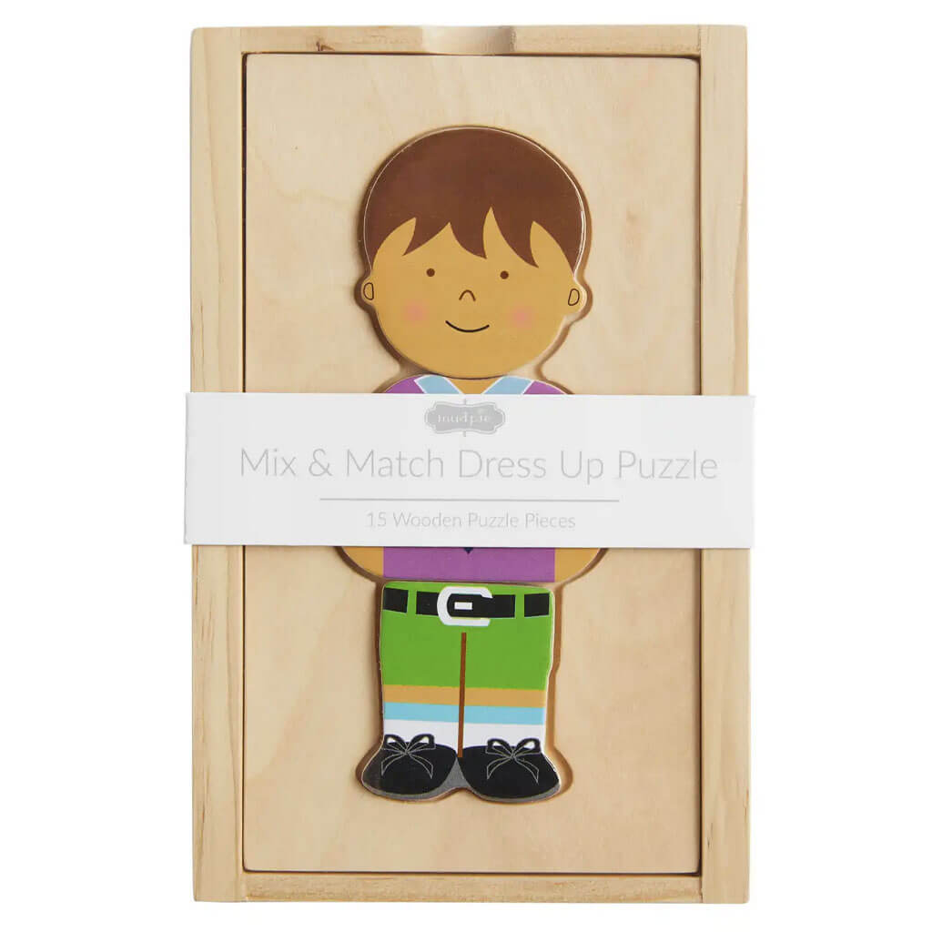 Boy Dress Up Wood Puzzle