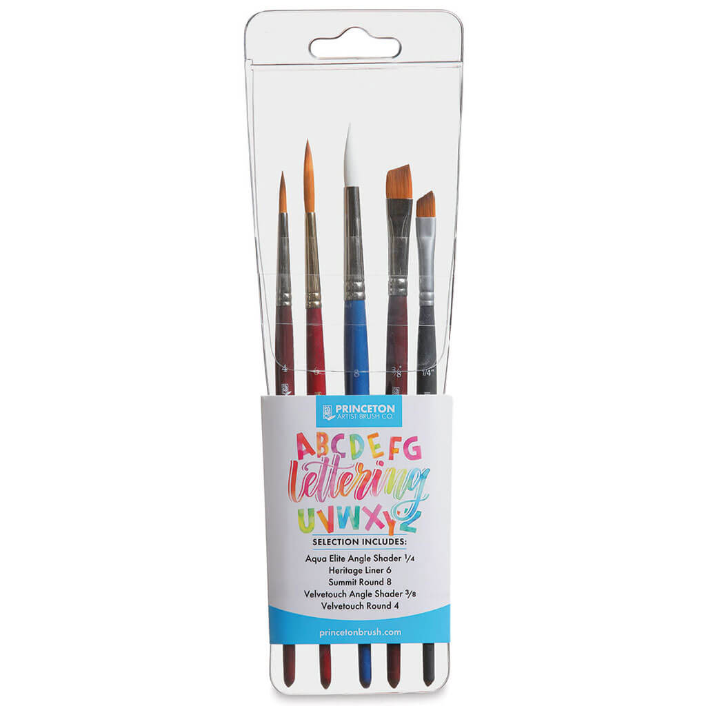 Princeton Brush Lettering Set of 5