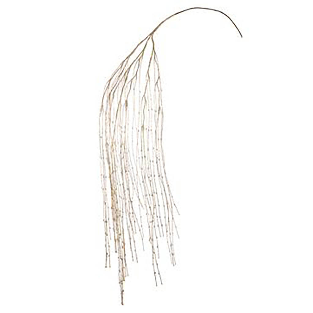 Glittered Willow Hanging Spray Gold, 69in