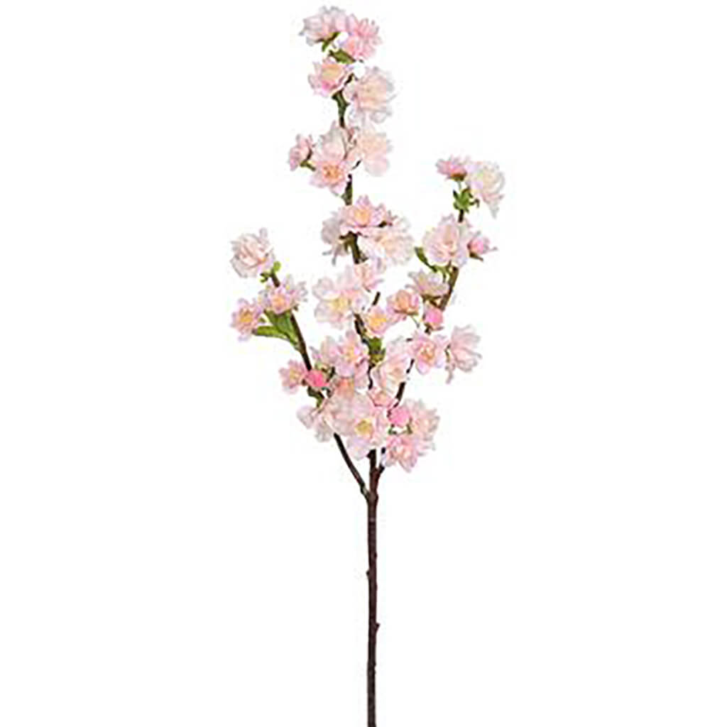 Real Touch Cherry Blossom Spray Pink, 30in