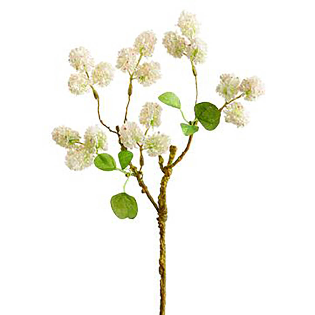 Mini Viburnum Spray Soft Pink, 14in