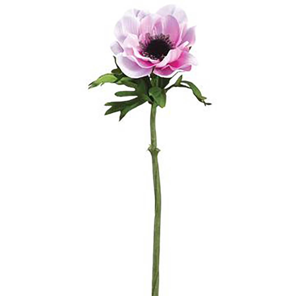 Anemone Spray Lavender, 16.5in