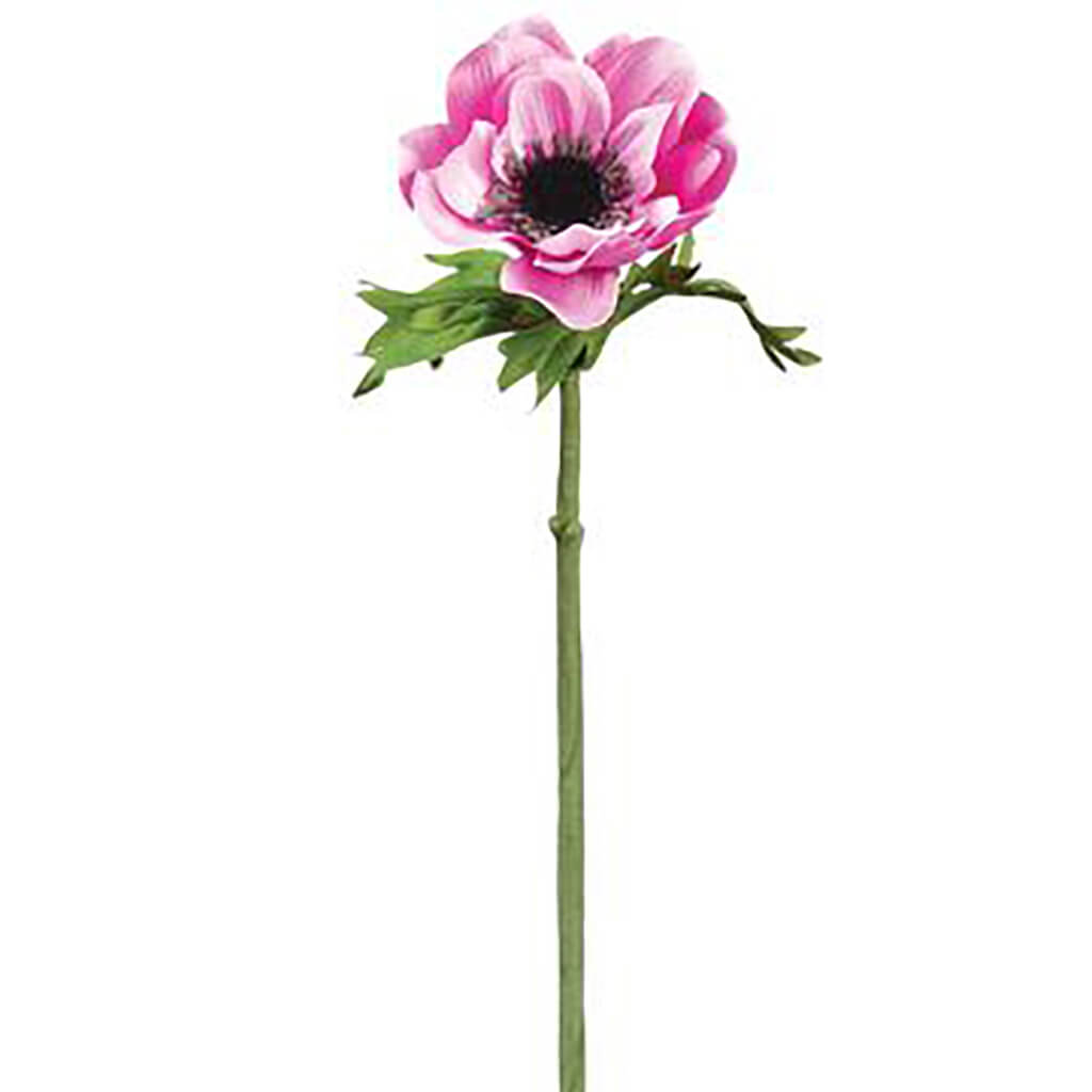 Anemone Spray Fuchsia, 16.5in