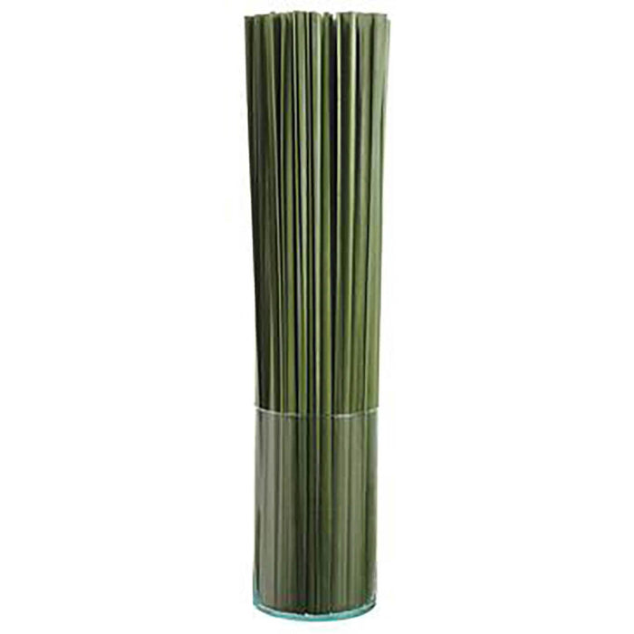 Tall Grass in Glass Vase Green, 37in H x 8in W x 8in L