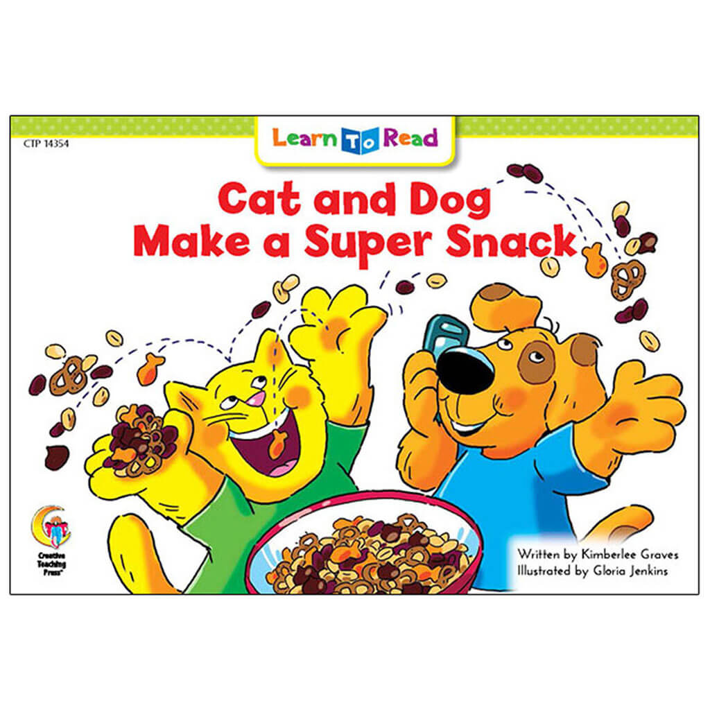 Cat and Dog Make a Super Snack Learn-To-Read