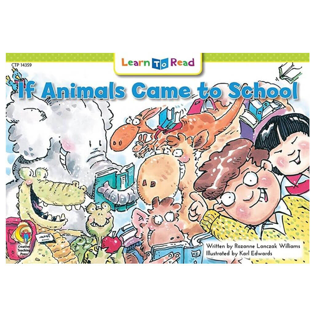 Learn to Read Book, If Animals Came to School