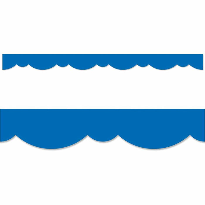 Royal Blue Stylish Scallops Border EZ Border
