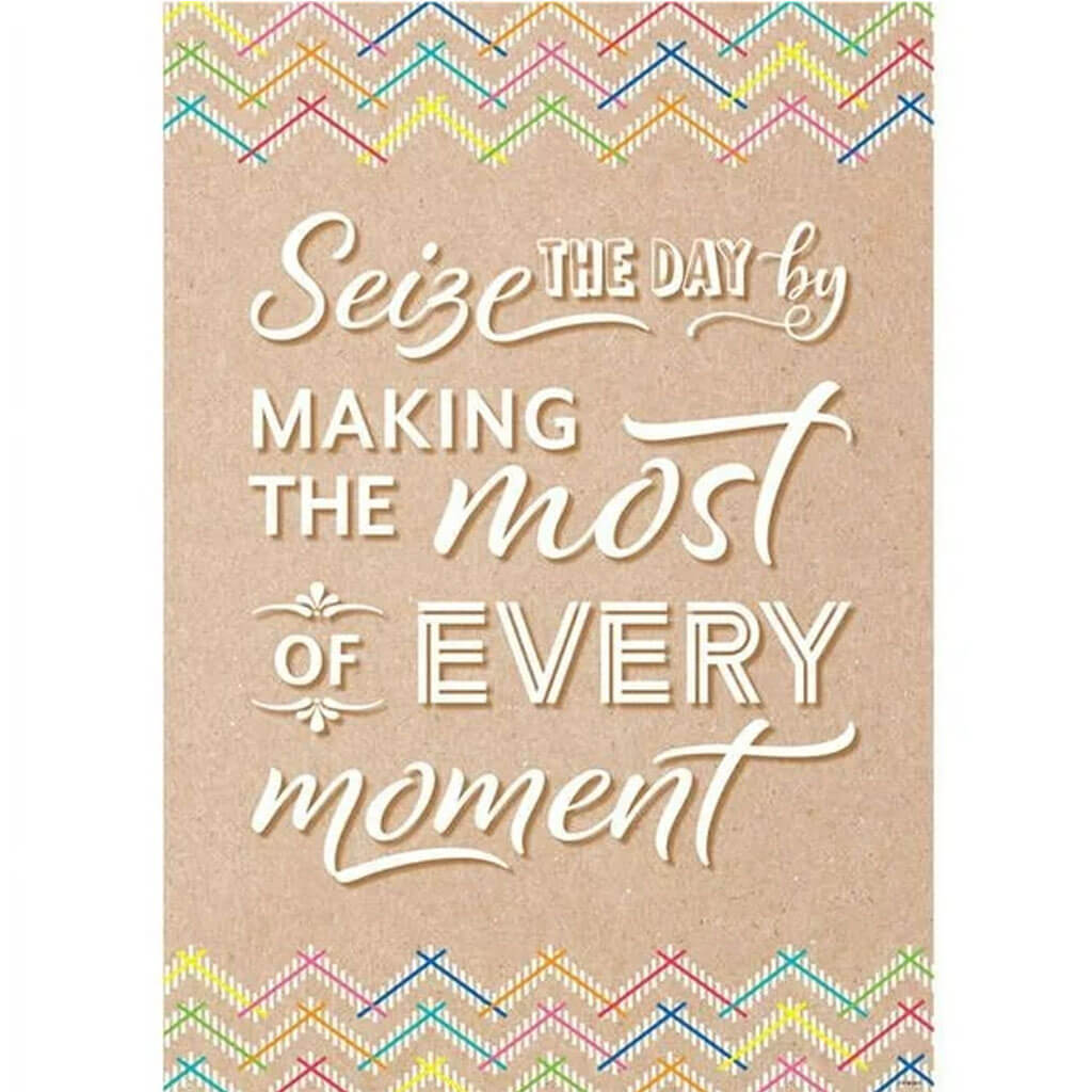 Seize The Day By Inspire U Poster