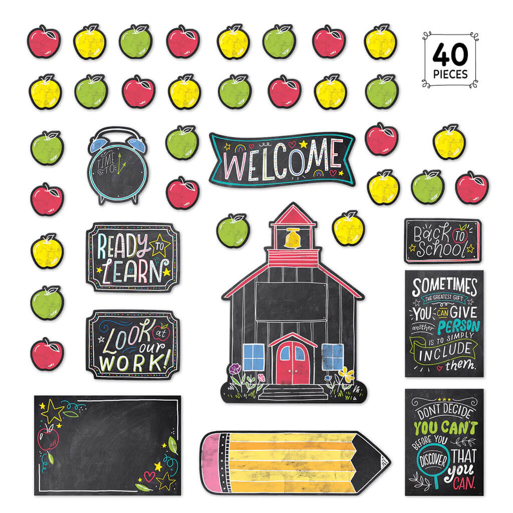 Chalk It Up! School Time Fun Bulletin Board