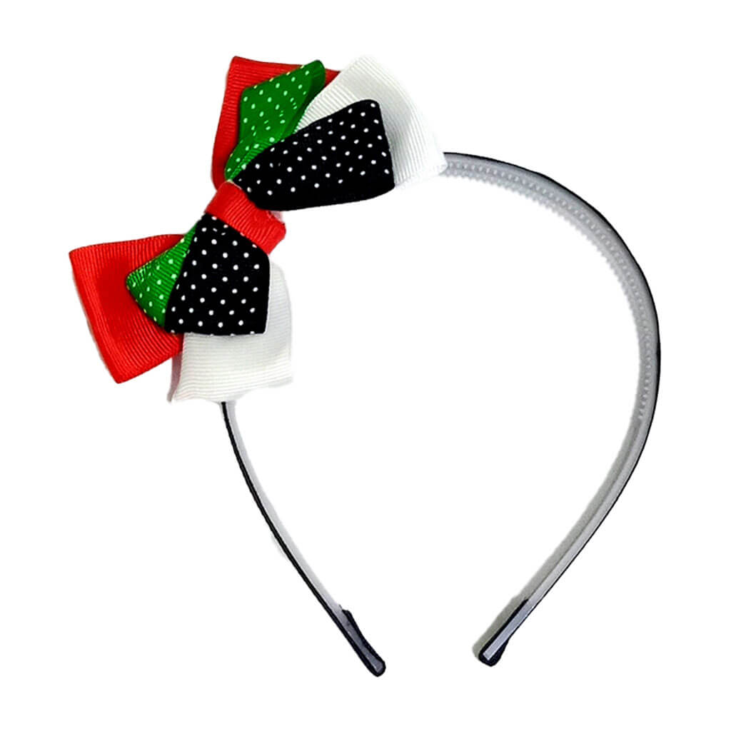 UAE Headband Ribbon Dots