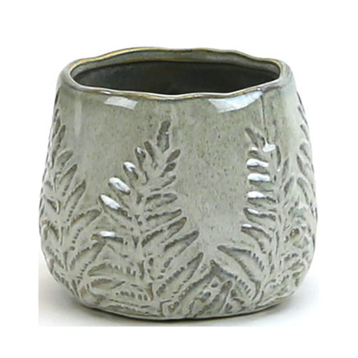 White Cylinder Ceramic 4in x 6in