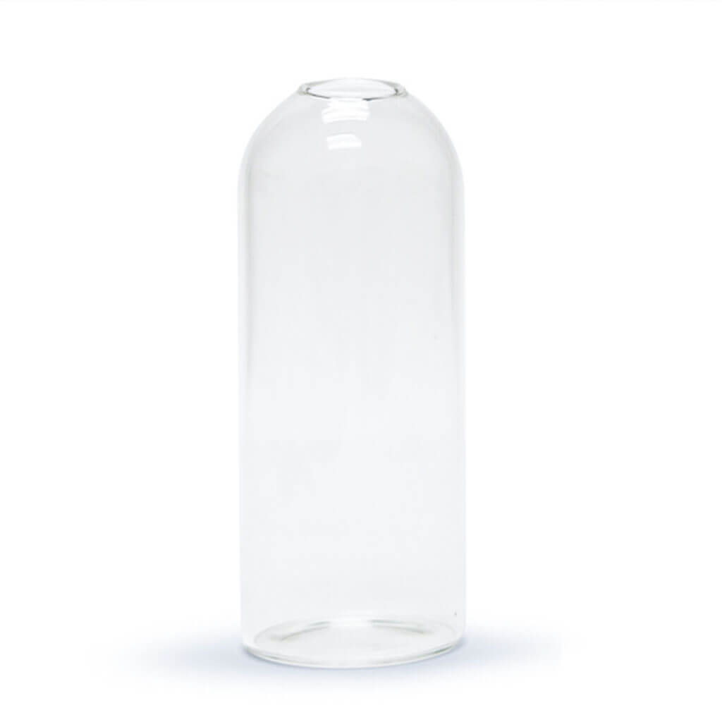 Prefilled Medium Glass Votive Candle Ivory 2.5in