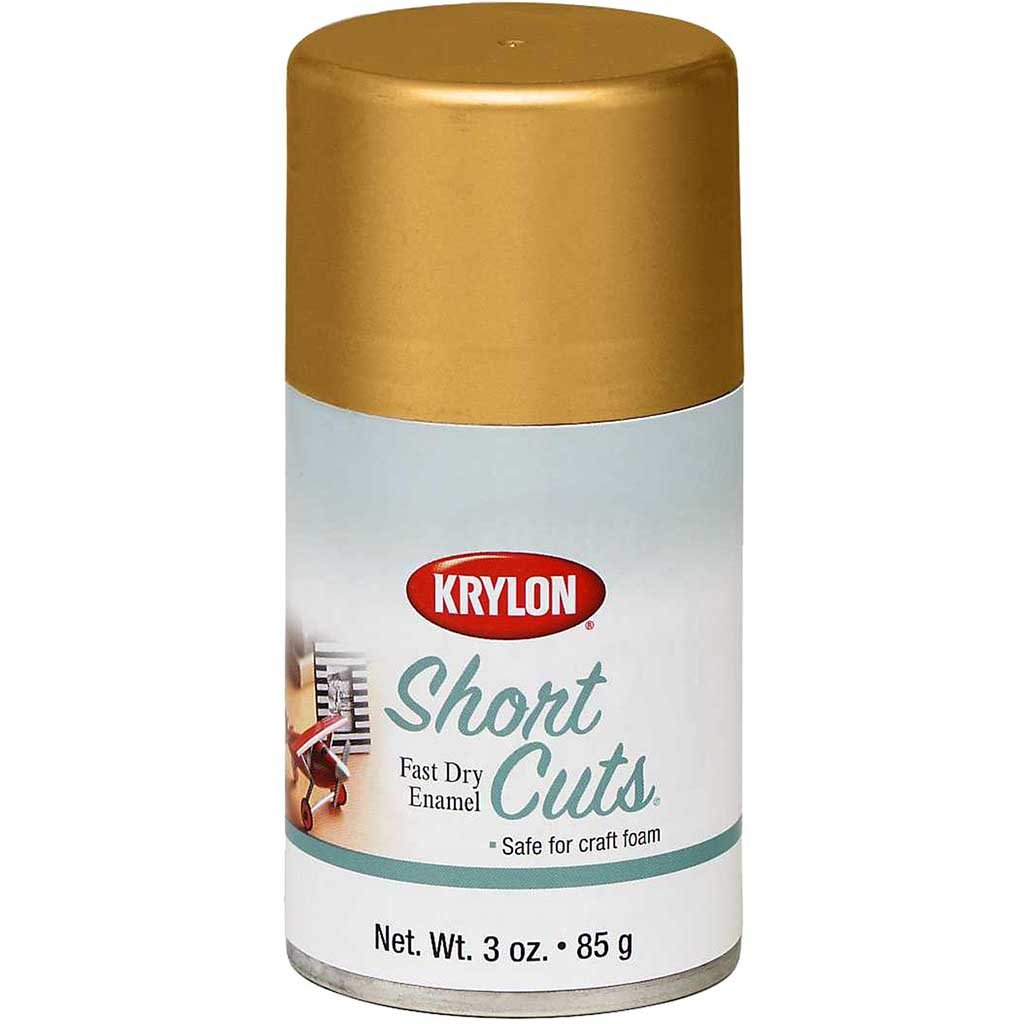 Krylon Shortcuts Aerosol Paints 3oz Gold Leaf