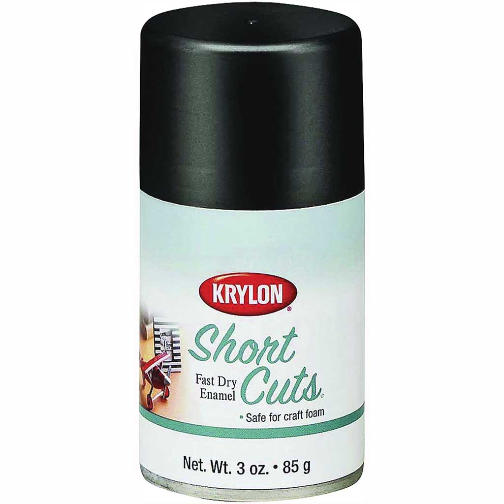 Short Cut Gloss Krylon Black 3oz 