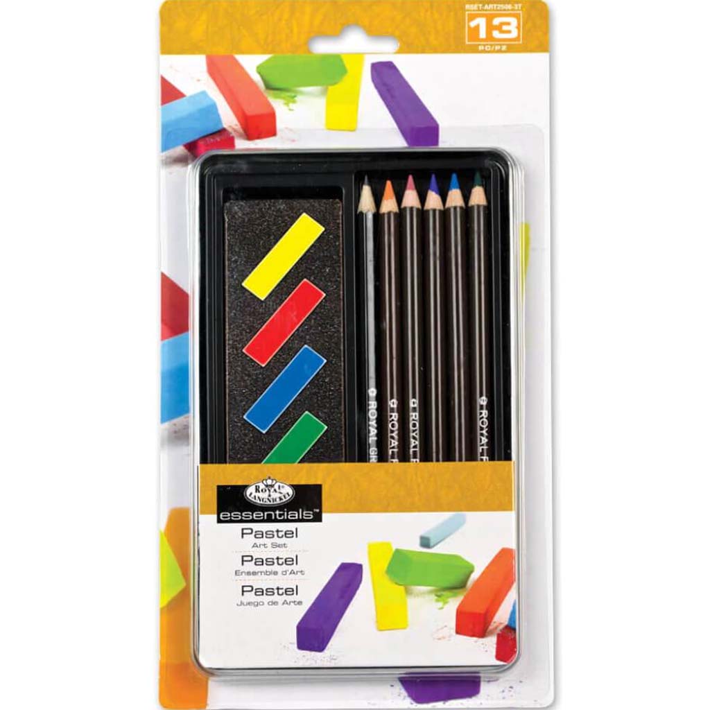 Pastel Pencil Tin Art Set 13pc 