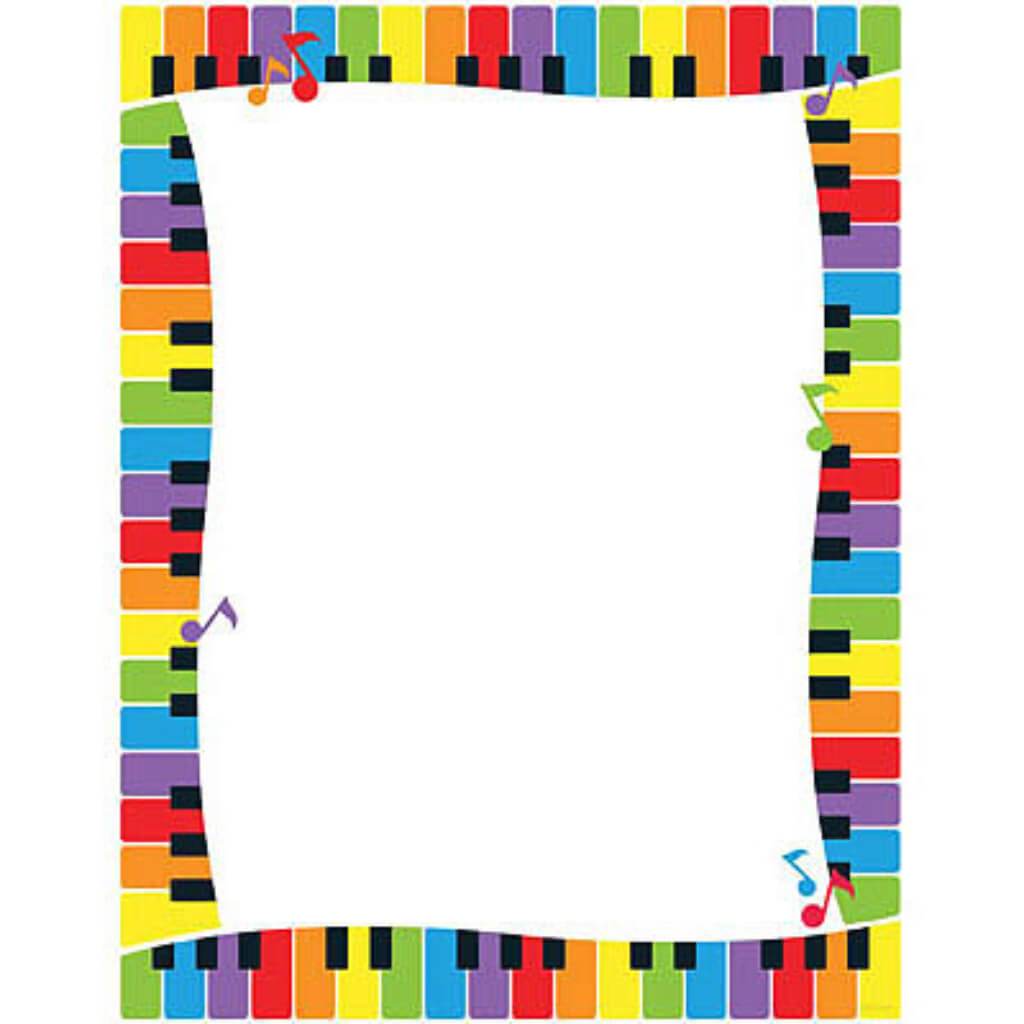 Colorful Keyboard Papers 