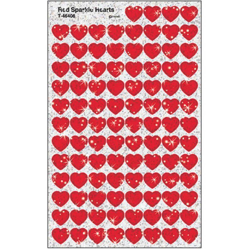 Heart Super Shapes Sticker Red 