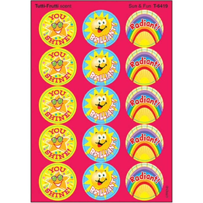 Sun & Fun Tutti-Frutti Scent Stinky Stickers 