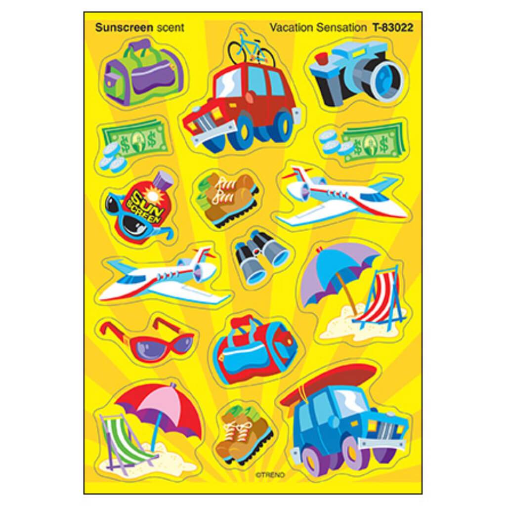 Stinky Stickers Vacation Sensation/Sunscreen 