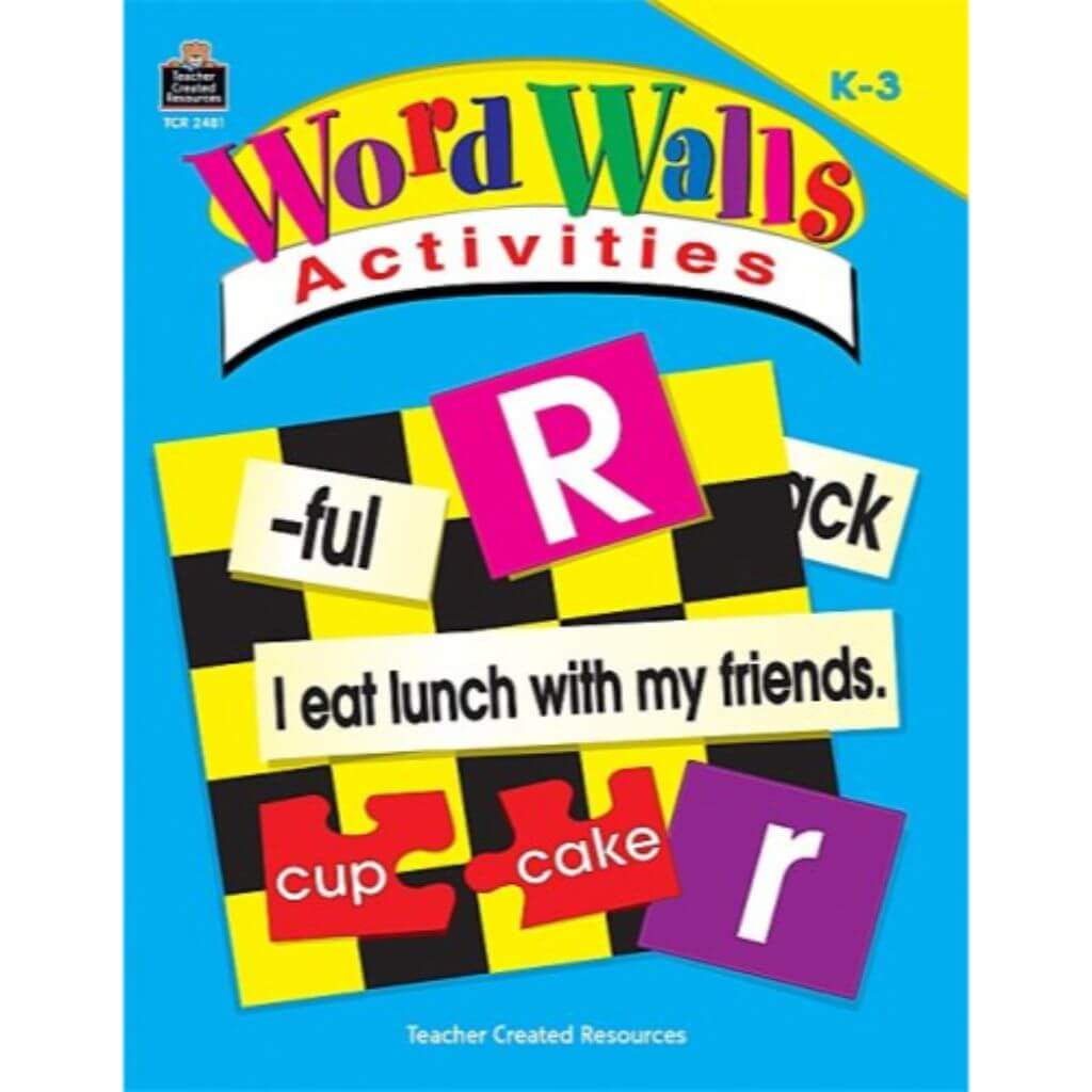 Word Walls Activities Book Grade K-3