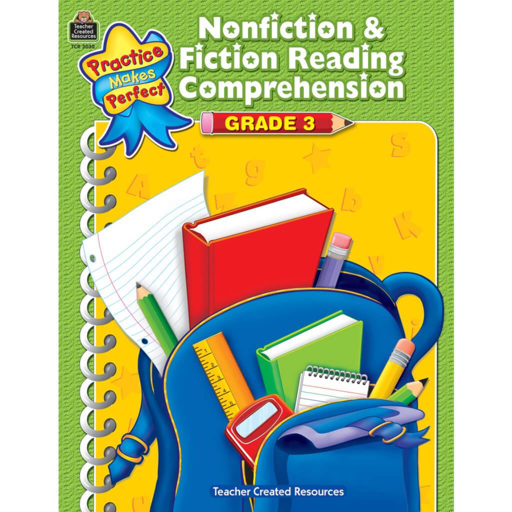 Nonfiction &amp; Fiction Reading Comprehension Grade 3 