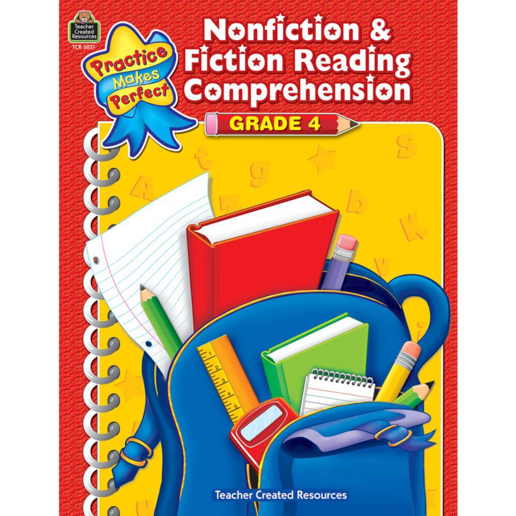 Nonfiction &amp; Fiction Reading Comprehension Grade 4 