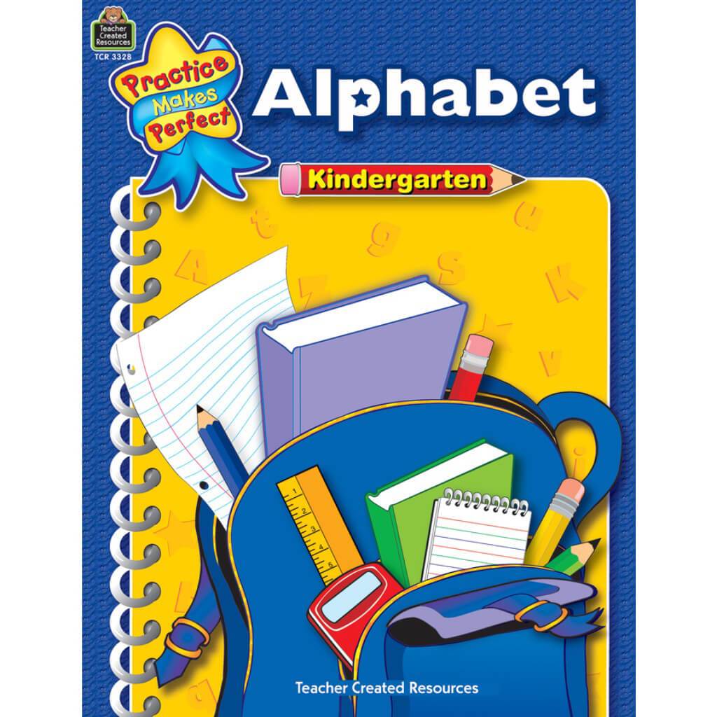 Alphabet Kindergarten Book Grade K 