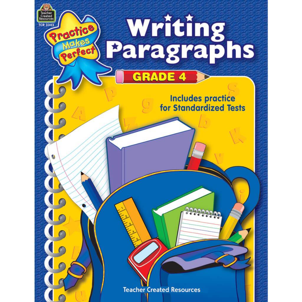 Writing Paragraphs Book Grade 4 