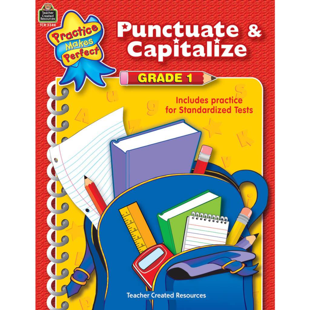 Punctuate &amp; Capitalize Book Grade 1 