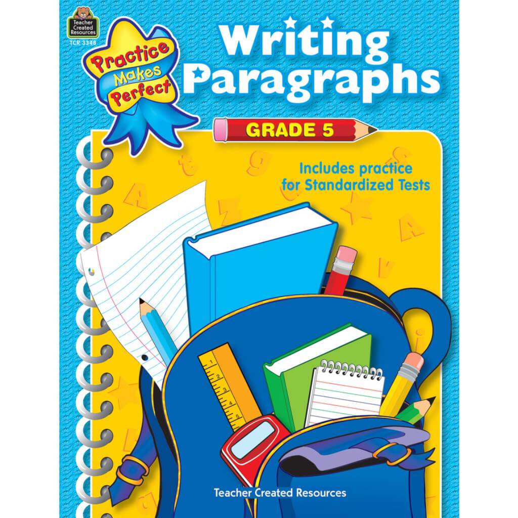 Writing Paragraphs Book Grade 5 