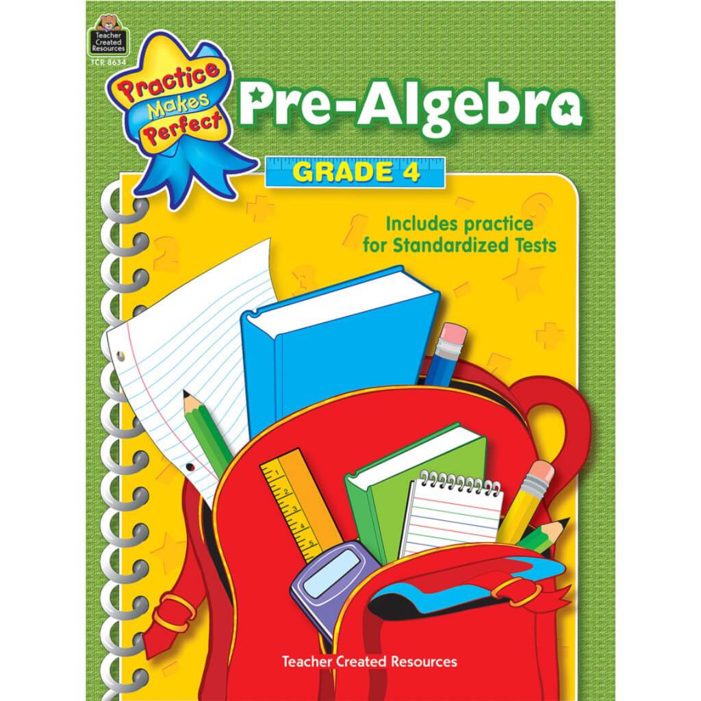 Pre-Algebra Book Grade 4 