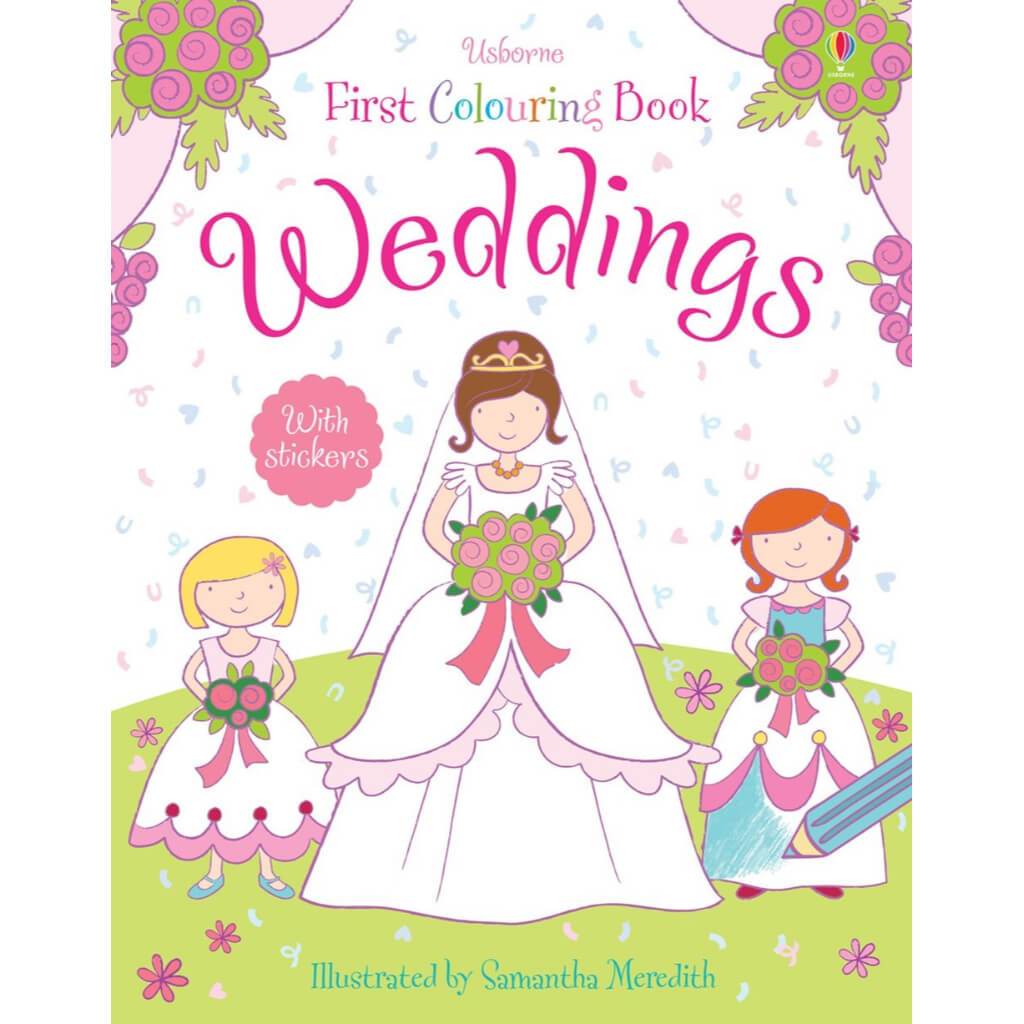 First Coloring Book Weddings