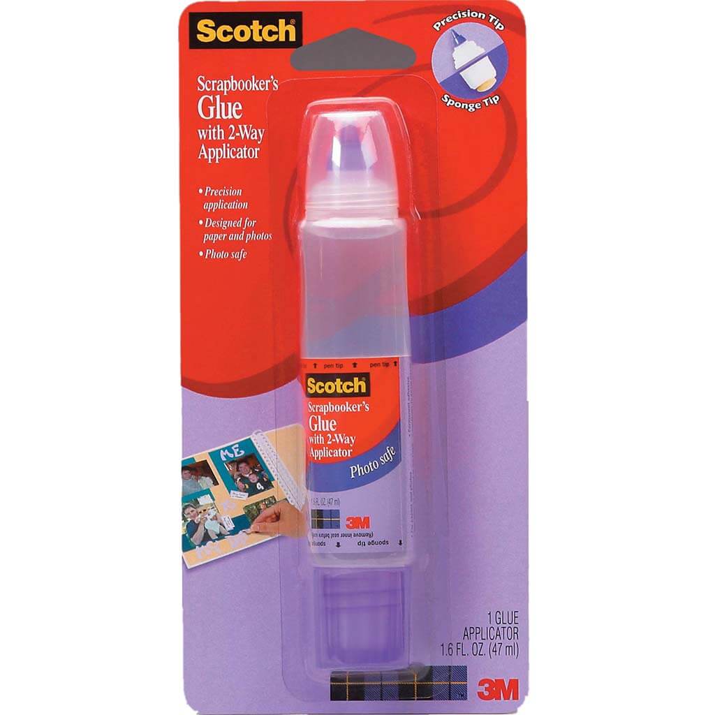 Scrapbooker's Glue with 2 Way Applicator