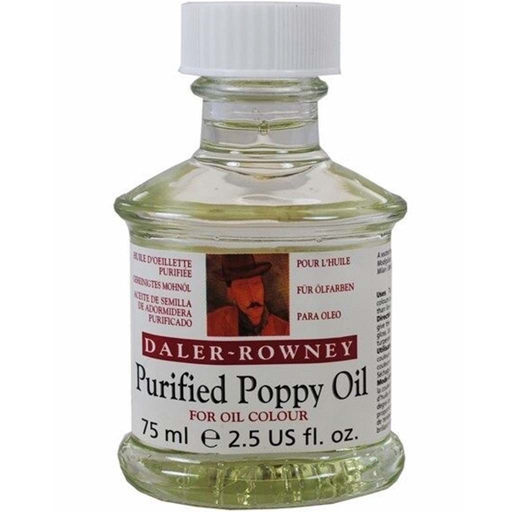 Daler Rowney Poppy Oil Purified for Oil Color, 75ml