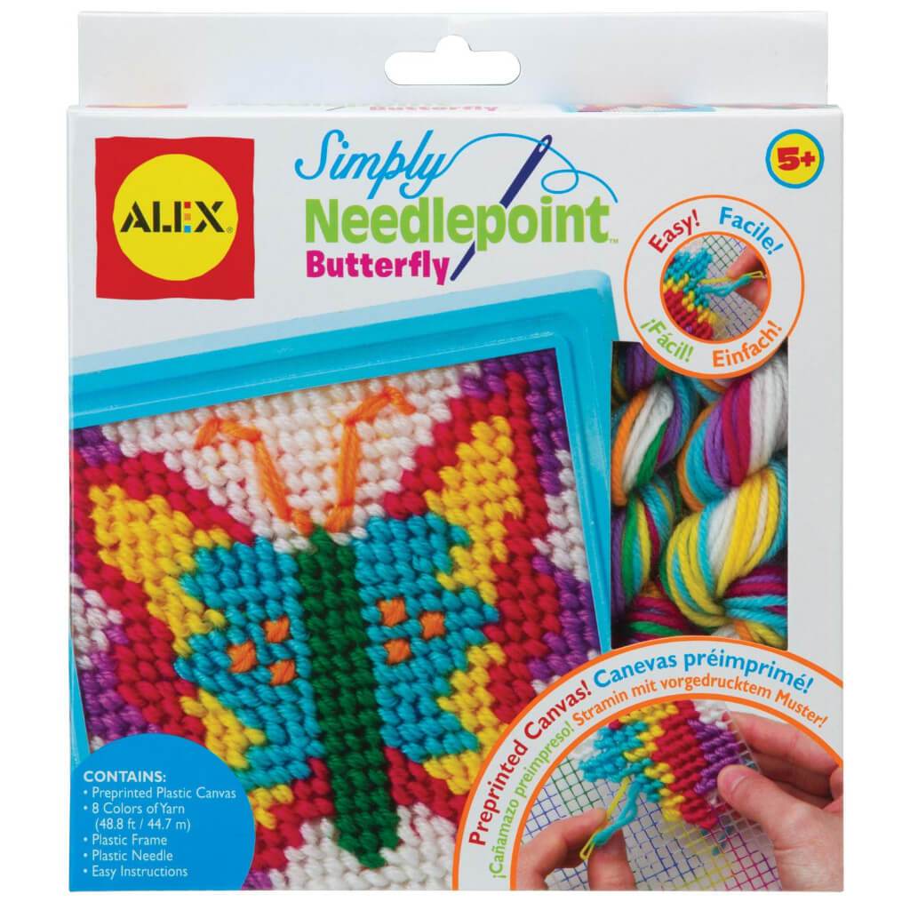 SIMPLY NEEDLEPOINT BUTTERFLY 