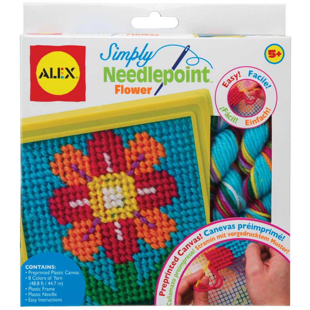 SIMPLY NEEDLEPOINT FLOWER 