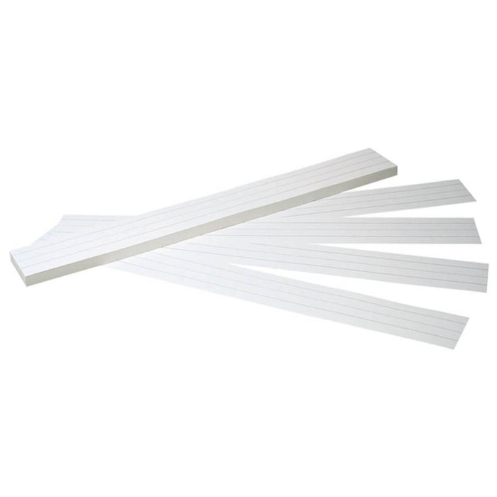Sentence Strips 3in x 24in White