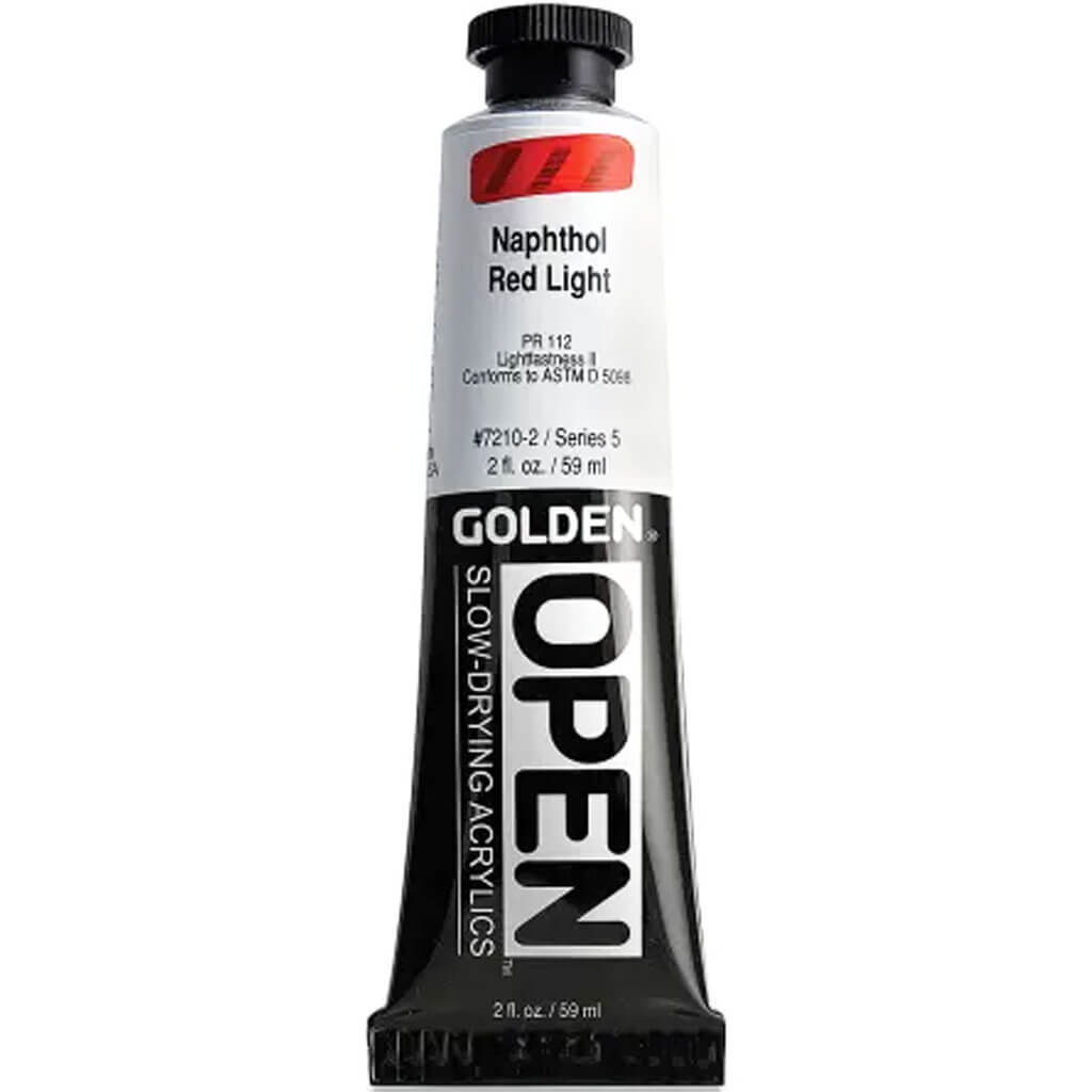 Golden Open Acrylic 2oz Series 5 Naphthol Red Light