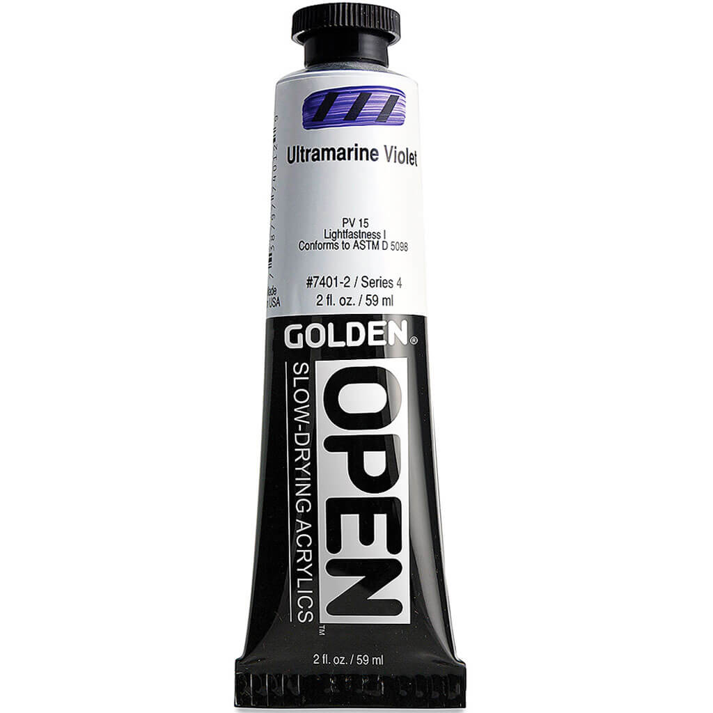 Golden Open Acrylics Ultramarine Violet 2oz