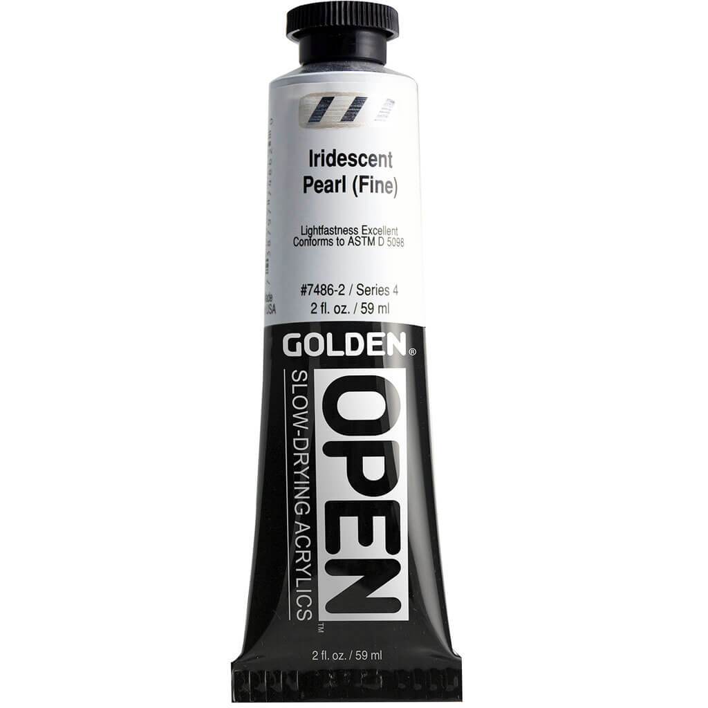 Golden Open Acrylic 2oz Series 4 Iridescent Pearl (Fine)