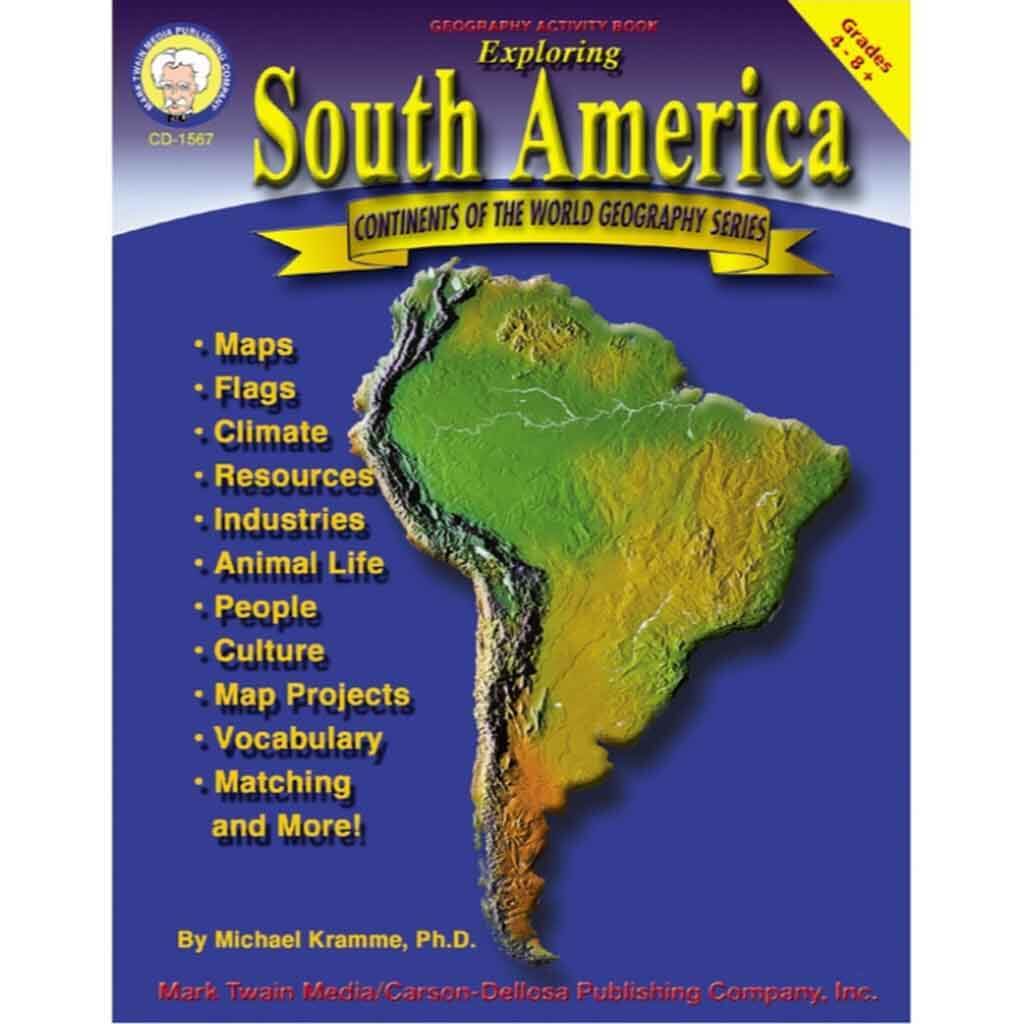 Exploring South-america Resource Book Grade 4-8 