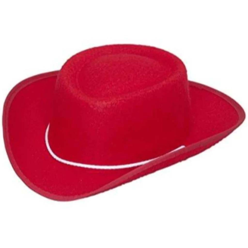 Hat Cowboy Nolip Red 