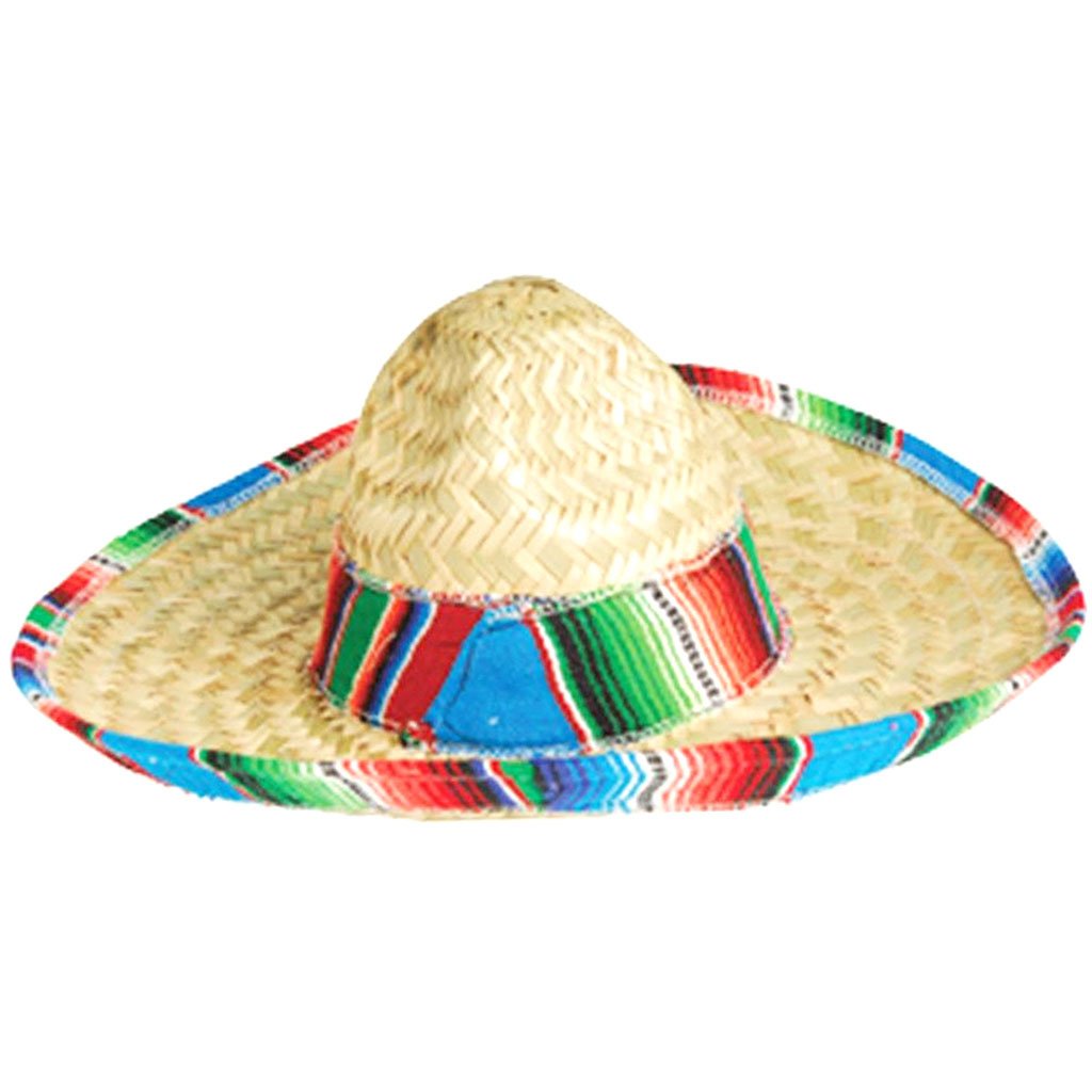 Sombrero with Serape Trim