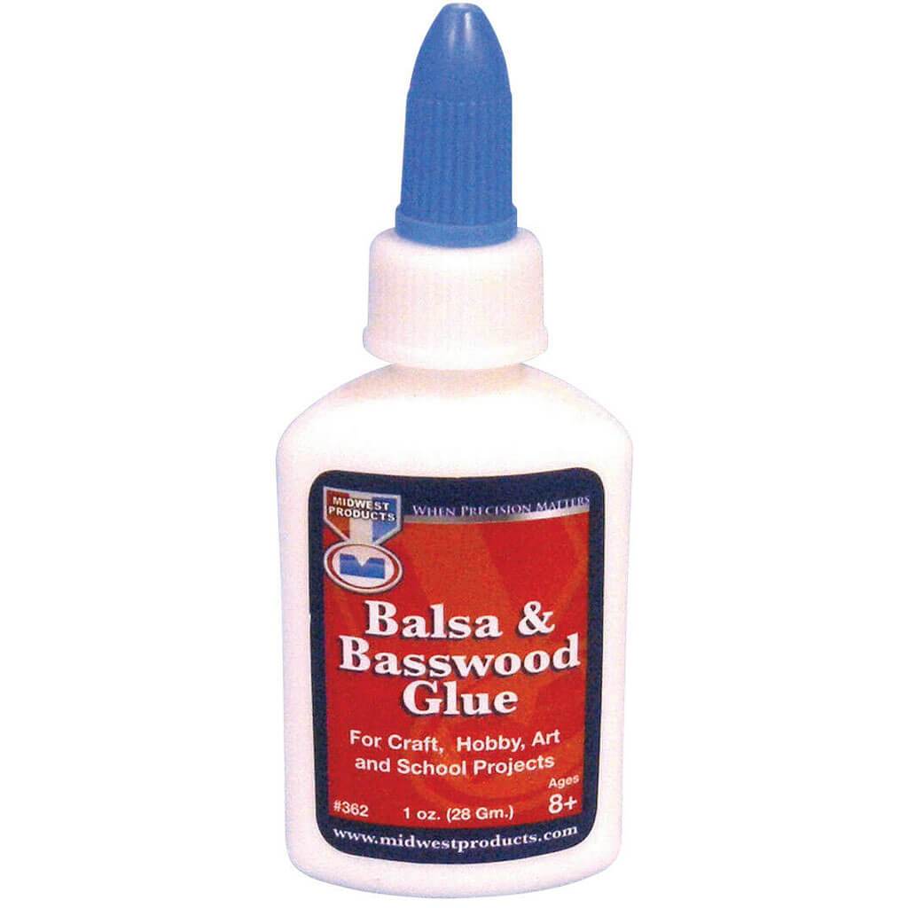 Balsa &amp; Basswood Glue 1oz