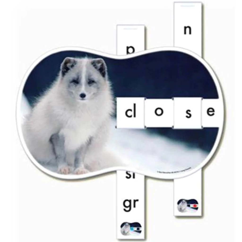 Long Vowels Slide N Spell Manipulative