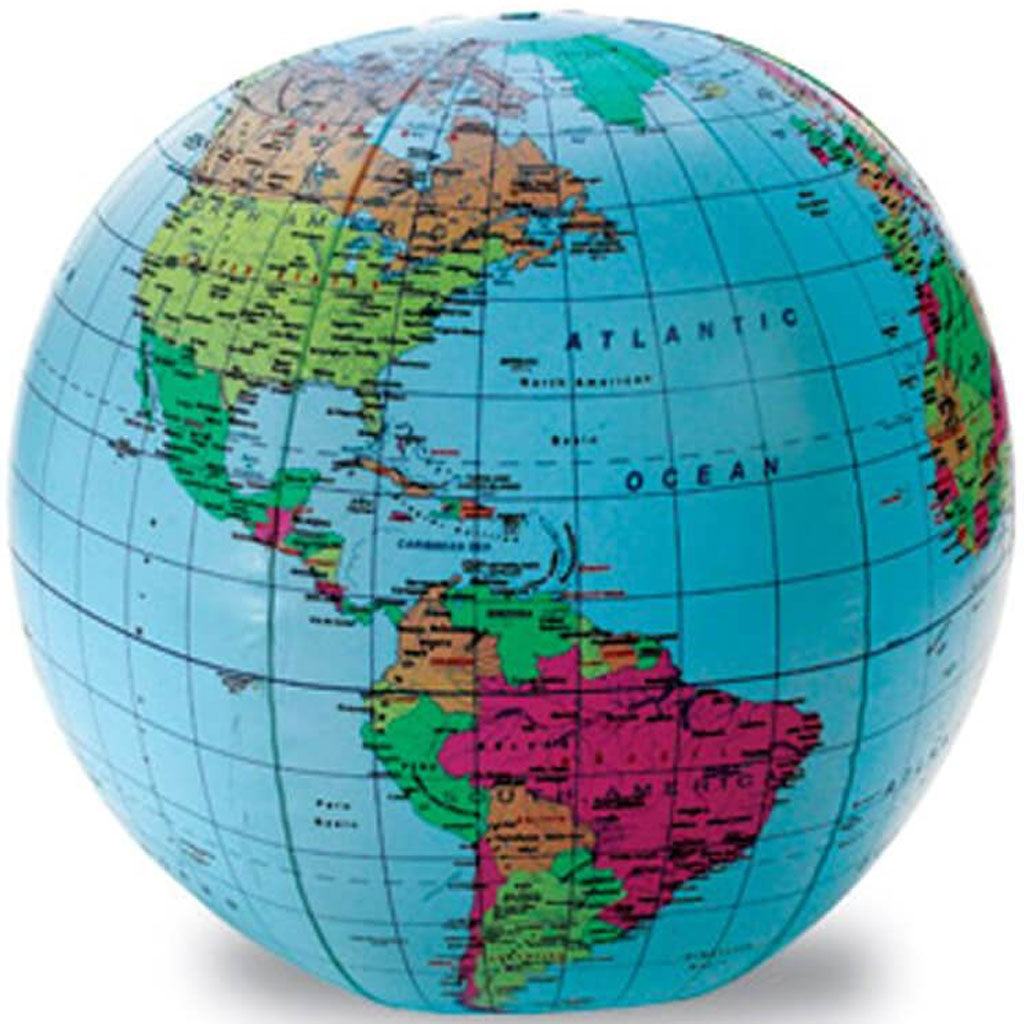 Inflatable World Globe 30cm 